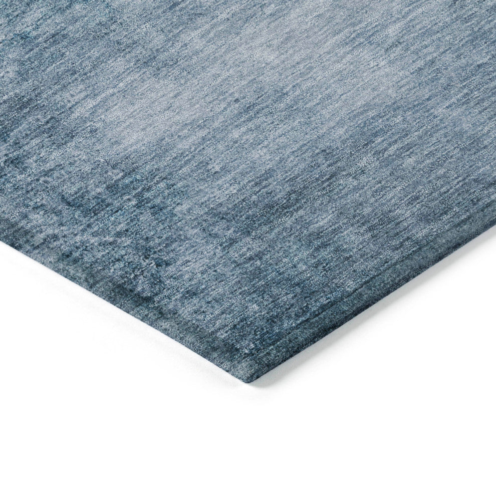 Machine Washable Indoor/Outdoor Chantille ACN1884 Denim 5' x 7'6" Rug