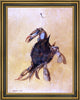 William Aiken Walker Crab Framed Premium Canvas Print, 18"x24"