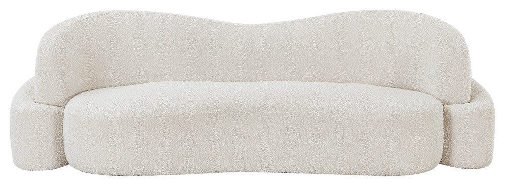 Principessa Boucle Fabric Chair, Cream, Sofa