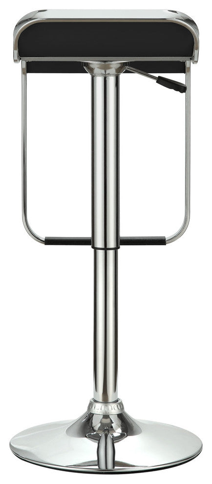 Modern Contemporary Dining Kitchen Vinyl Bar Stool Brown