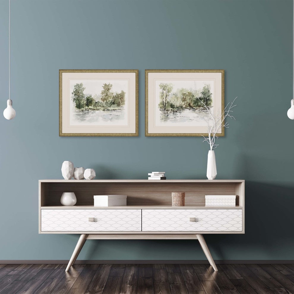 Wooded Stream, Set of 2