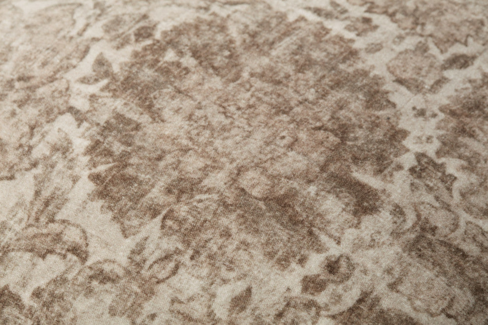 Loloi PLL0104 Natural 22'' x 22'' Cover, Down Pillow