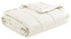 Madison Park Solid Embossed Microfiber Premium Oversized Blanket, Full/Queen