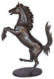 Ferrari Horse Bronze Statue Medium - Size: 28"L x 11"W x 40"H.