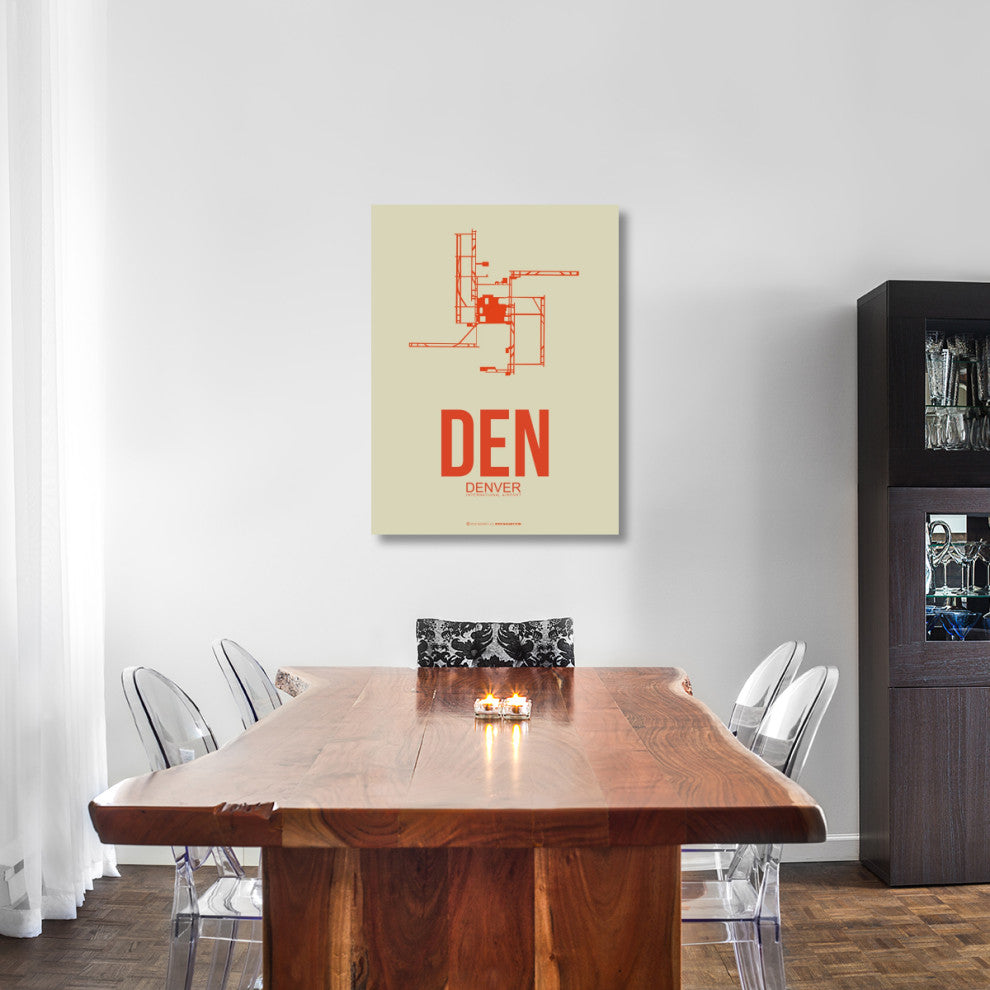 "DEN Denver  Poster 2" Fine Art Print