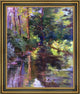 John Leslie Breck the River Ept Framed Premium Canvas Print, 20"x25"