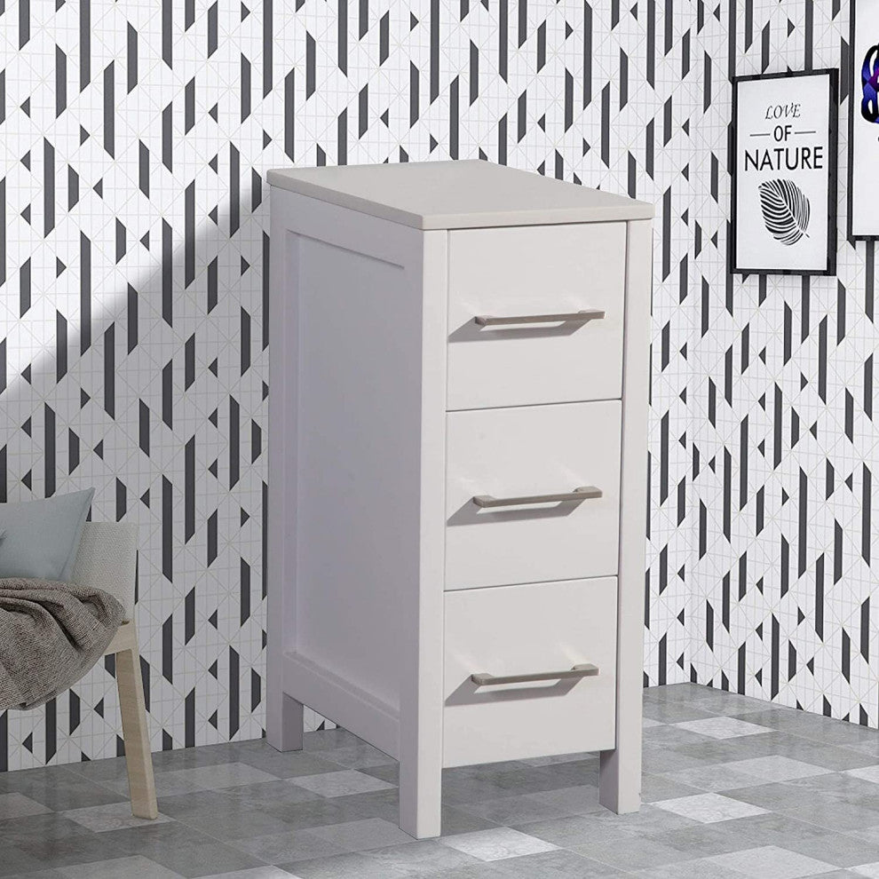 Vanity Art Vanity Cabinet, 12", White