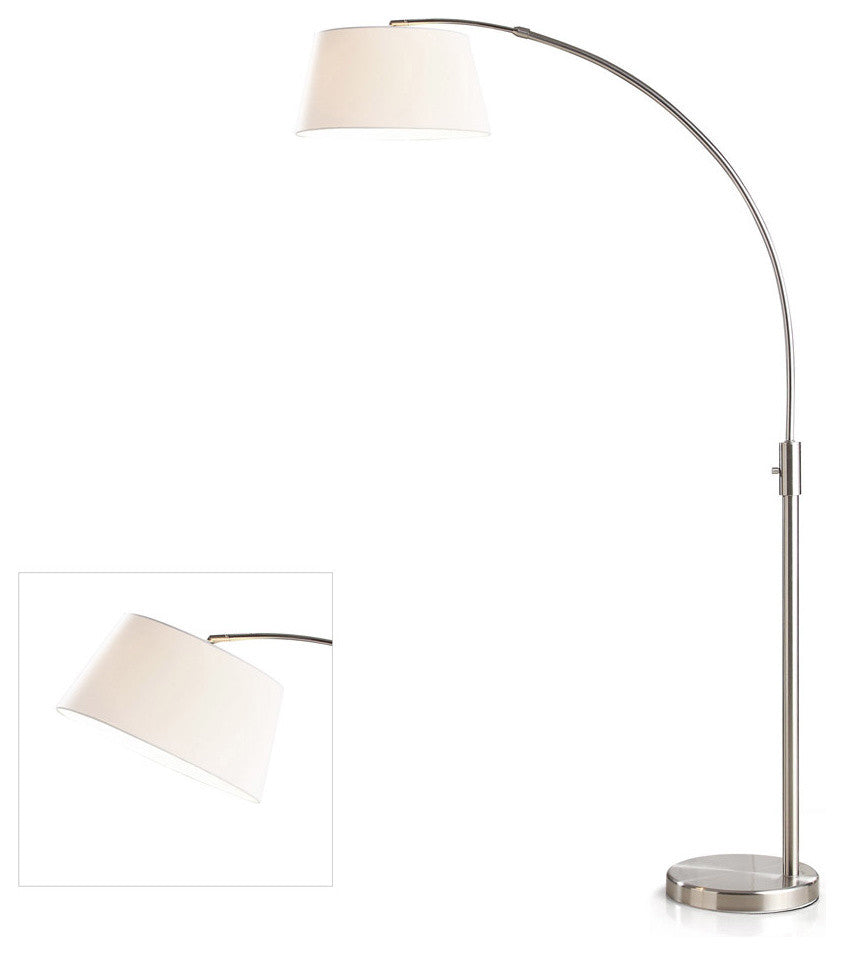 ORBITA Arch Floor Lamp, White