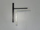 Concealed Flat 1" Brackets, Set of 2, White Powdercoat, 12"x12", Concealed Flat