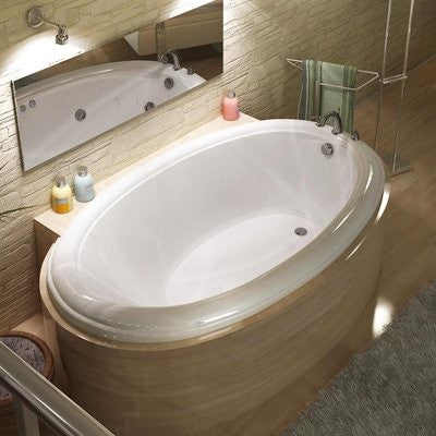 Atlantis Whirlpools Petite 36 x 60 Oval Soaking Bathtub