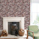 Brick Peel and Stick Vinyl Wallpaper, Vintage, 24"w X 108"h