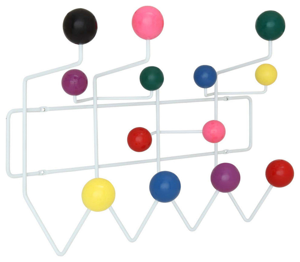 Modway Gumball Coat Rack, Multicolored