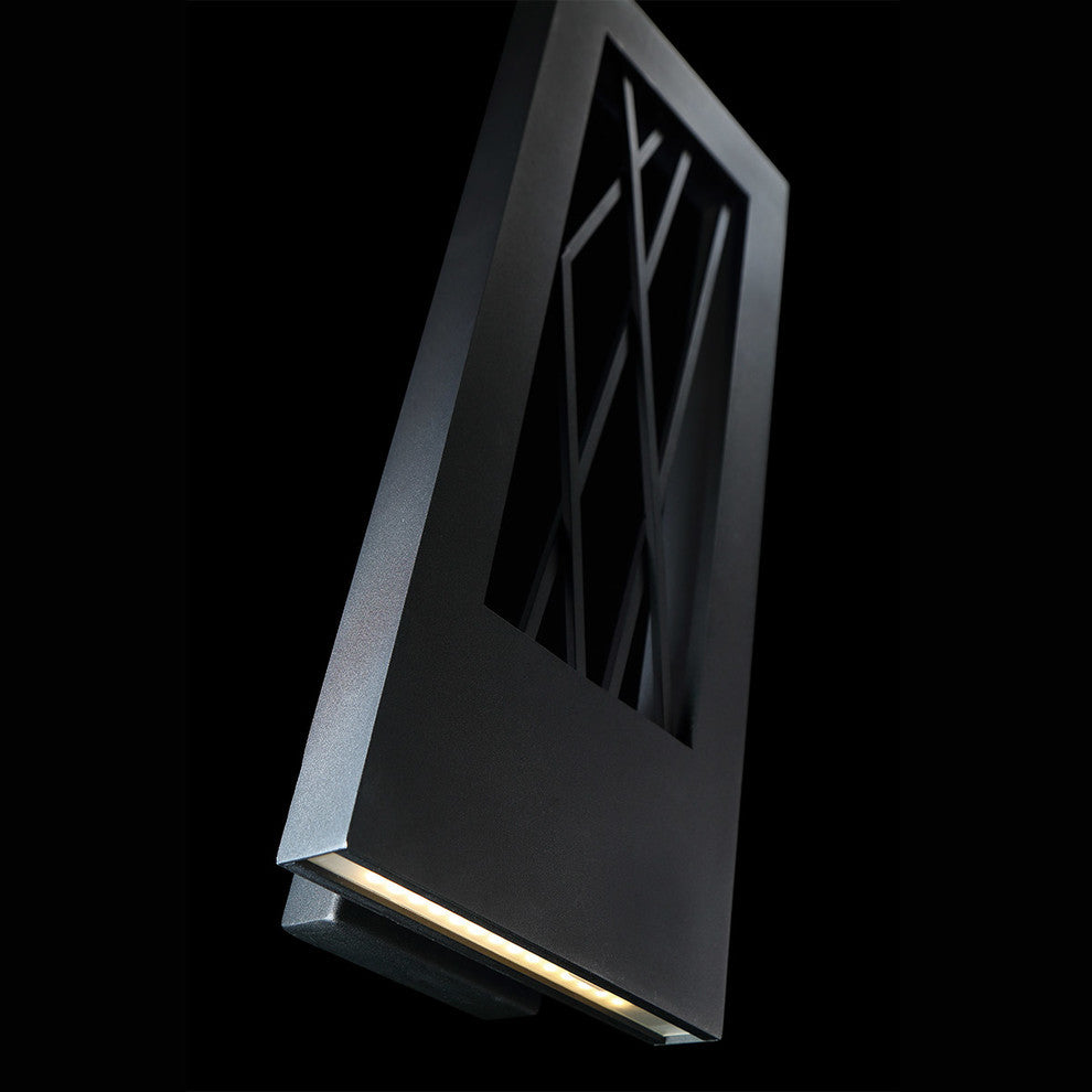 Twilight 21" LED Outdoor Wall-Light 3000K, Black