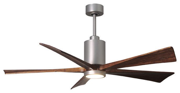 Patricia 5 Ceiling Fan, Brushed Nickel, 60"