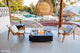 Copenhagen Square Porcelain Top 42" Natural Gas Fire Table by Elementi Plus