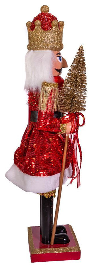 Kurt Adler 24" Plastic Red and Gold King Nutcracker