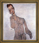 Egon Schiele Portrait of Karl Zakovsek - 20" x 25" Framed Premium Canvas Print