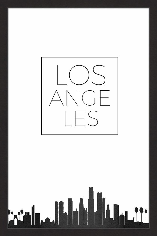 "Let's Do Business, LA II" Framed Painting Print, 16x24