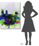 "Grand Rapids Watercolor Skyline" Fine Art Print