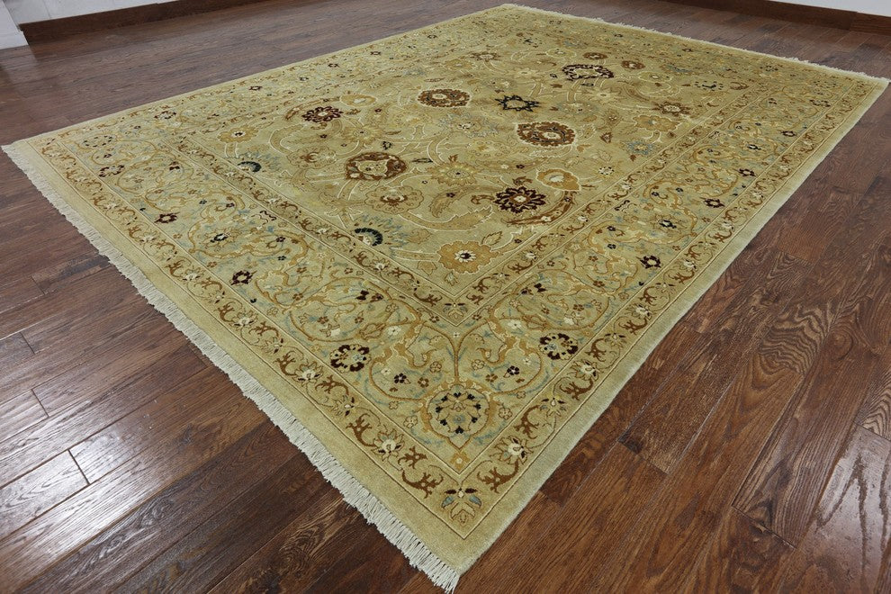 9'x12' Traditional Chobi Peshawar Handmade Area Rug, W2224