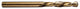 Left Hand Stub Drill Bit, 1/4"