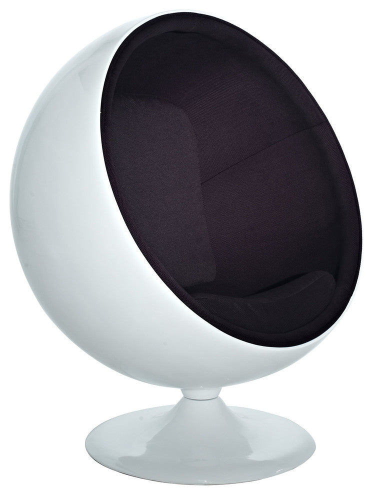 Modern Contemporary Living Room Lounge Chair Black
