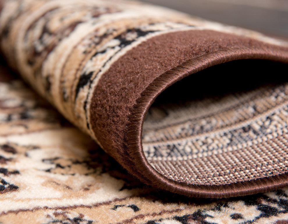 Unique Loom Brown Washington Sialk Hill 2' 2 x 3' 0 Area Rug