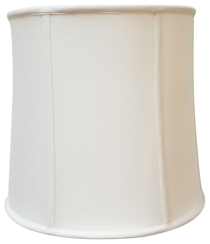 Royal Designs Basic Drum Lampshade, Eggshell, 14x15x15