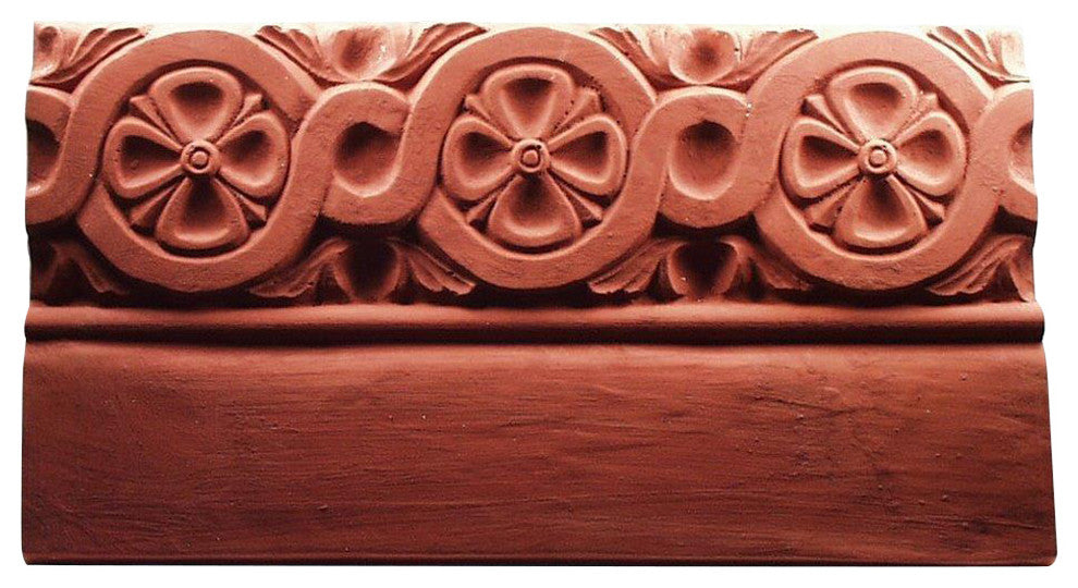 Braided Flowers Edging Stone Mold