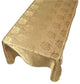 Damask Gold Fabric Tablecloth, 60x84