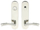 Brussels Lever, Tubular Entry, Single Cylinder, LH, Polished Stainless Steel