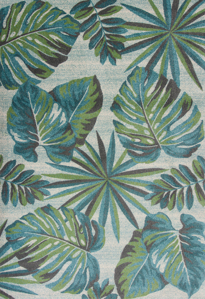 Stella Teal/Green Nassau Rug, 7'10"x10'10"