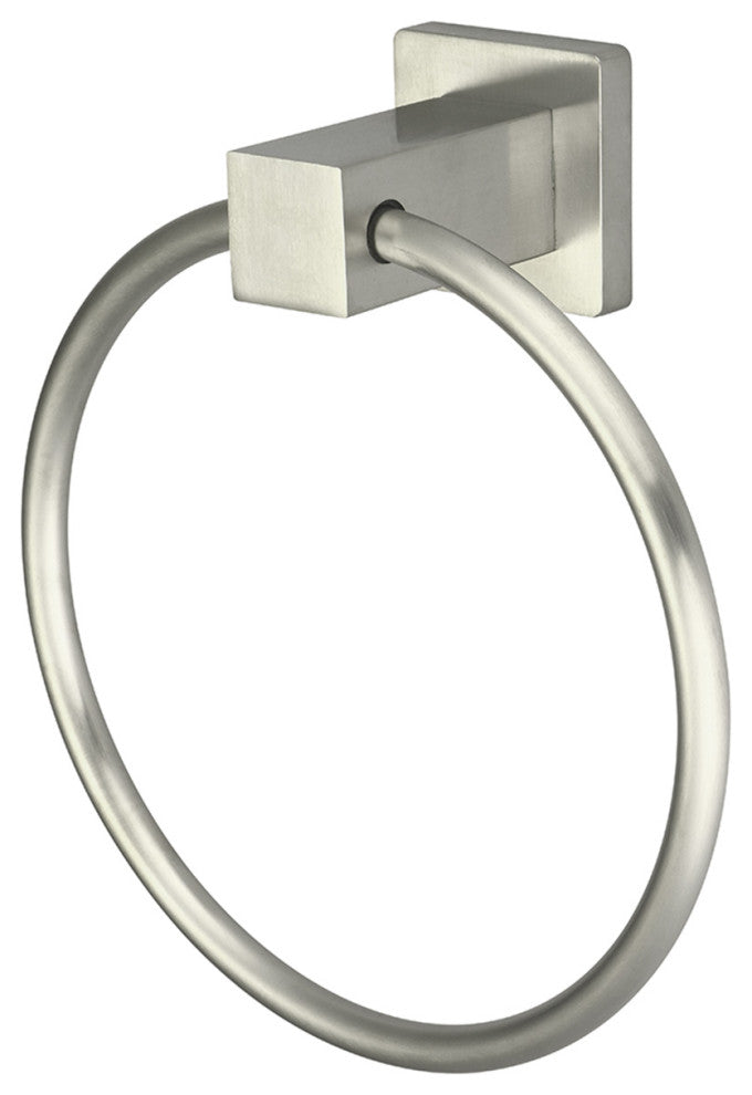 Mod Towel Ring, Brushed Nickel