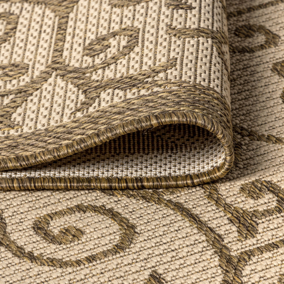 Madrid Vintage Filigree Textured Weave Indoor/Outdoor Area Rug
