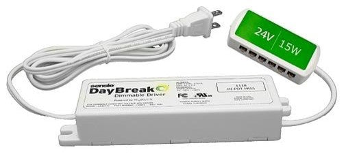 DayBreak 24V 15W Dimmable Driver, 12 Port ML Block