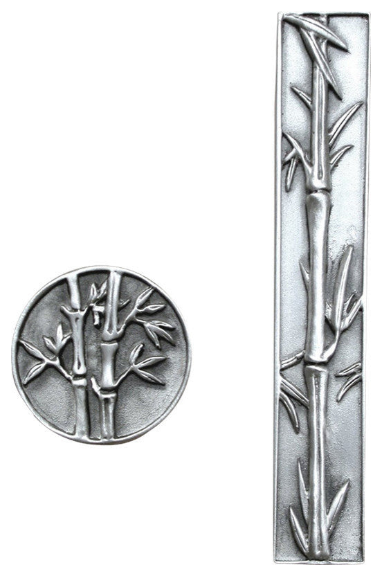 Bamboo Motif Knob, Satin