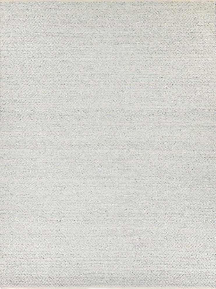 Rialto Handwoven Polyester and Cotton Light Gray Area Rug