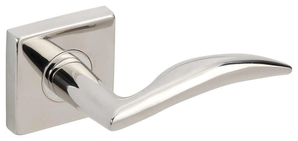 Air-Stream Lever, Tubular Privacy, Polished Stainless Steel, 2-3/4" Backset
