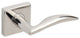 Air-Stream Lever, Tubular Privacy, Polished Stainless Steel, 2-3/4" Backset