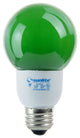 Sunlite 9 Watt Colored Globe, Medium Base, Green