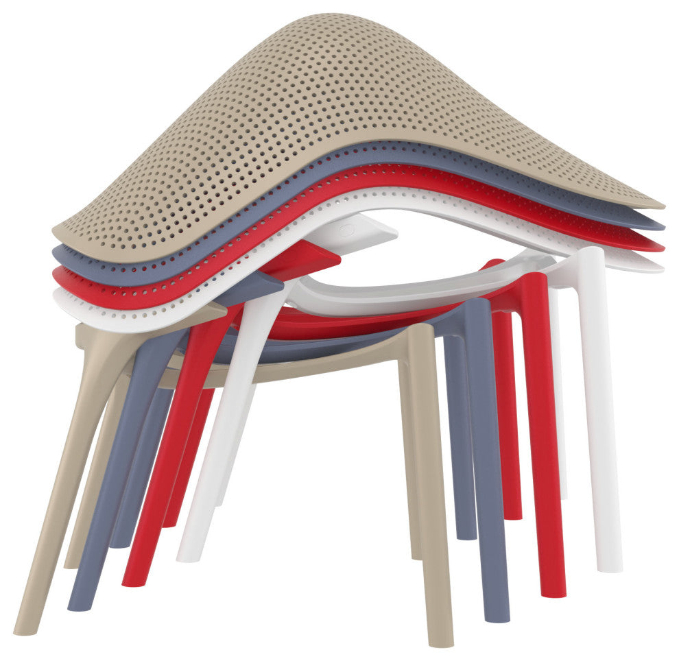 Compamia Sky Lounge Chair, Set of 2, White