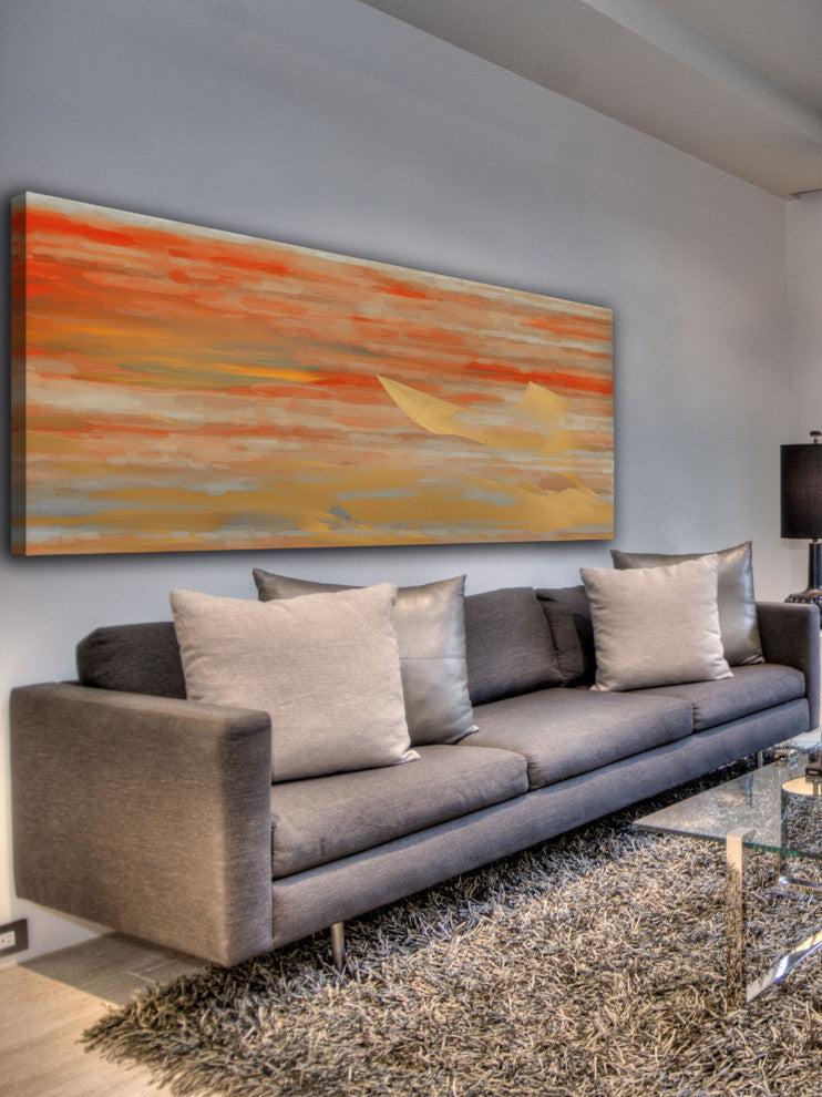 "Tichia" Print on Canvas, 60"x20"