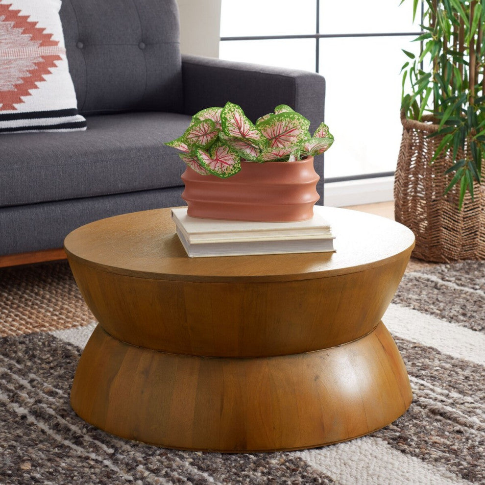 Safavieh Alecto Round Coffee Table, Natural