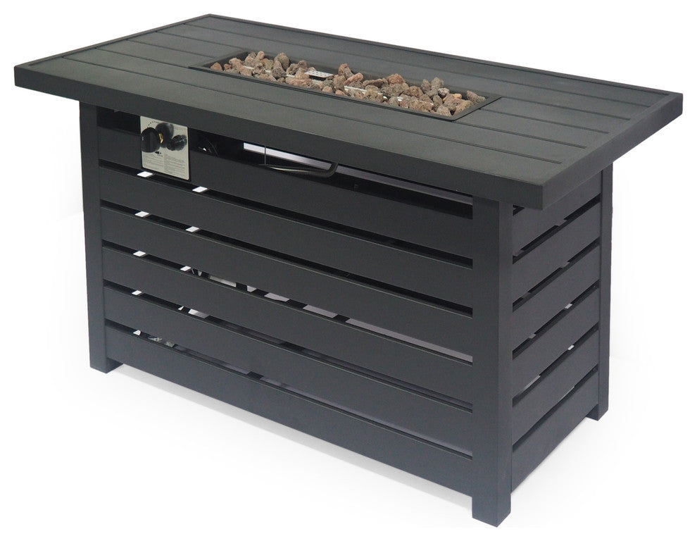 Muriel Rectangular Iron Fire Pit