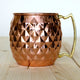 The Pineapple Shaped Copper Moscow Mule Barrel Mug, 16 oz
