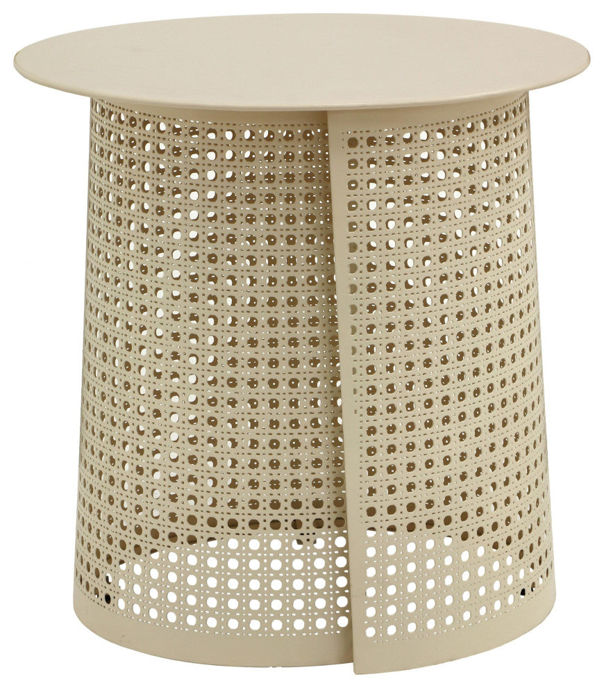 Pesky Eggnog Cream Side Table