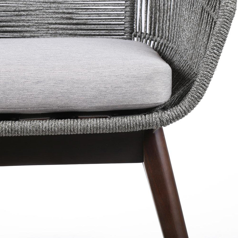 Tutti Frutti Indoor Outdoor Dining Chair in Dark Eucalyptus Wood