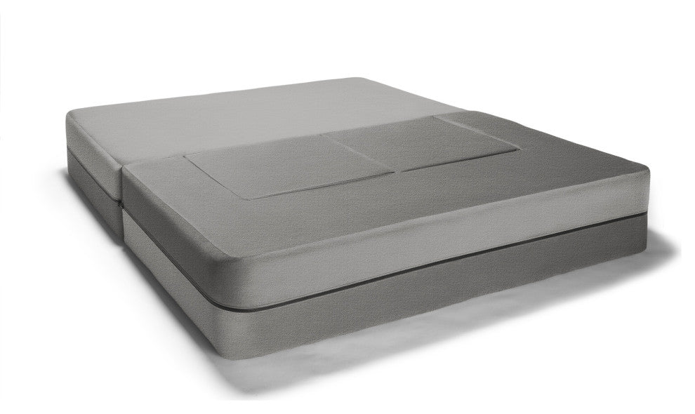 Zipline Convertible Sleeper Loveseat With 2 Ottomans, 3-Piece Set, Pewter