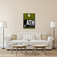 "ATH Athens Luggage Tag 2" Fine Art Print