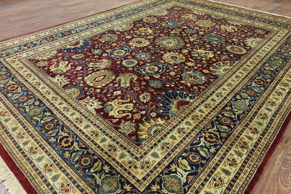 9'x12' Oriental Hand Knotted Peshawar Rug, MC475
